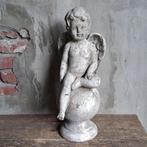 Decoratieve engel op bal betonlook hoogte 50cm *Etage3*, ., Ophalen of Verzenden, Zo goed als nieuw, .