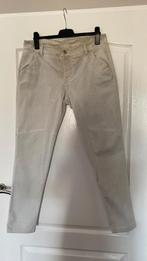 Broek Jeans Beige Maat 42 Merk Transfer, Kleding | Dames, Broeken en Pantalons, Ophalen, Beige, Maat 42/44 (L), Zo goed als nieuw