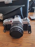 Canon AV 1, spiegelreflex analoge camera met 3 lensen, Ophalen of Verzenden, Gebruikt, Spiegelreflex, Canon