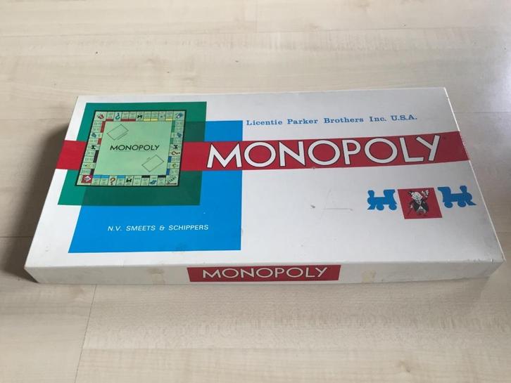 Monopoly 1961 Nr 602 Zeldzaam, Hobby en Vrije tijd, Gezelschapsspellen | Bordspellen, Zo goed als nieuw, Vijf spelers of meer