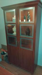 Vitrinekast, Ophalen, Nieuw, 50 tot 100 cm, Kersenhout