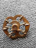 Baret Embleem Verbindingstroepen, Verzamelen, Ophalen of Verzenden, Landmacht, Nederland, Embleem of Badge