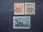 Duitse Rjk serie 258-260 Ongestempeld,, Ophalen of Verzenden, Overige periodes, Postfris