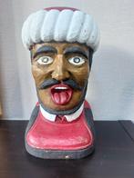 Vintage Gaperhoofd – Traditioneel Nederlands Apothekersbeeld, Antiek en Kunst, Ophalen of Verzenden