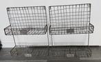 2 LEUKE OUDE BROCANTE METALEN WANDREKKEN, Antiek en Kunst, Curiosa en Brocante, Ophalen of Verzenden