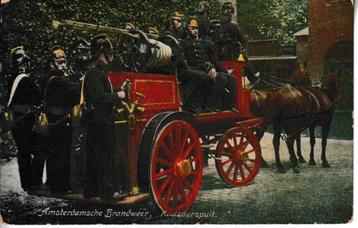 AMSTERDAM - AMSTERDAMSCHE BRANDWEER / KOOLZUURSPUIT beschikbaar voor biedingen