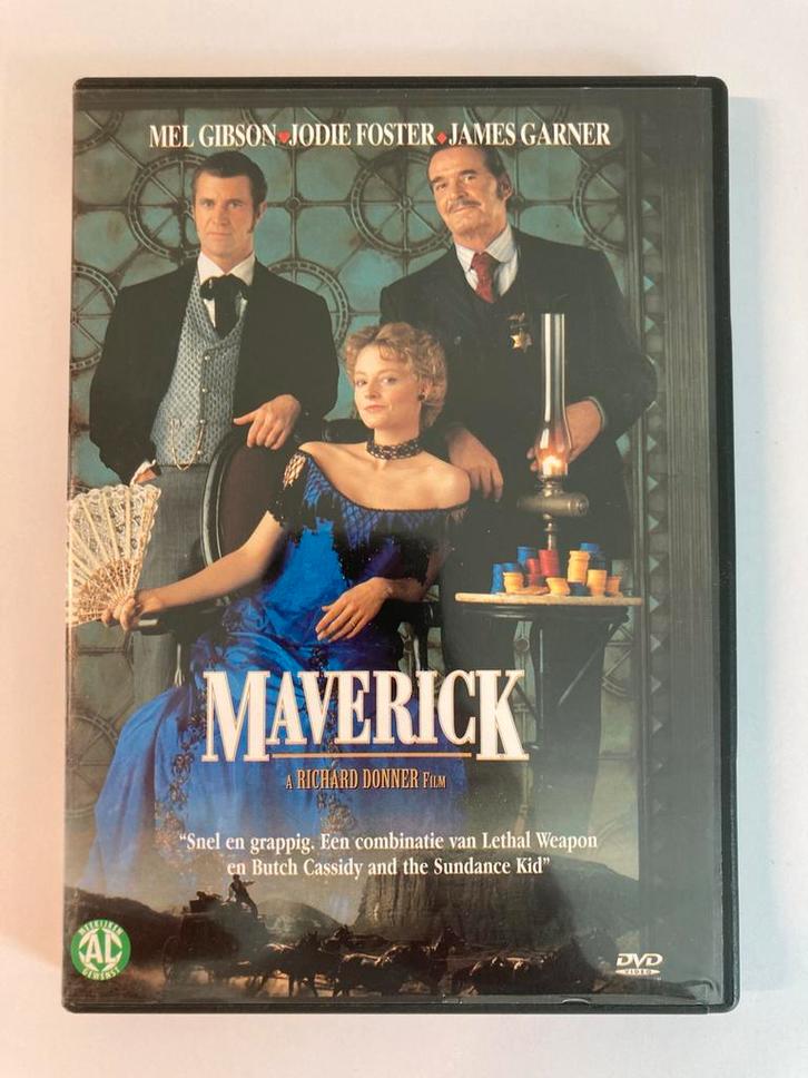 Maverick, 1994 / DVD, Cd's en Dvd's, Dvd's | Komedie, Zo goed als nieuw, Actiekomedie, Alle leeftijden, Ophalen of Verzenden