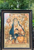 Heke oude lijst met Our Lady of Sorrows , Mater Dolorosa, Ophalen of Verzenden
