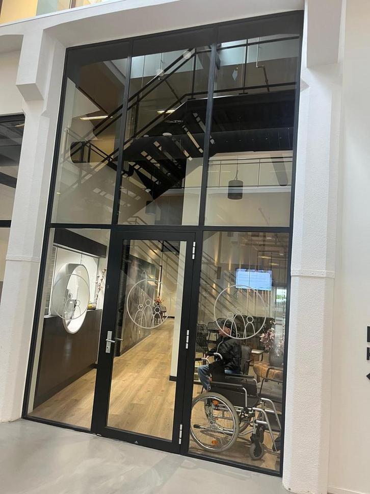 Alluminium Pui 3,08x3,89m, Doe-het-zelf en Verbouw, Kozijnen en Schuifpuien, Gebruikt, Deurkozijn, Metaal, 225 cm of meer, 225 cm of meer