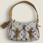 Louis Vuitton multicolor wit Lodge authentiek, Ophalen of Verzenden, Gebruikt, Wit, Schoudertasje