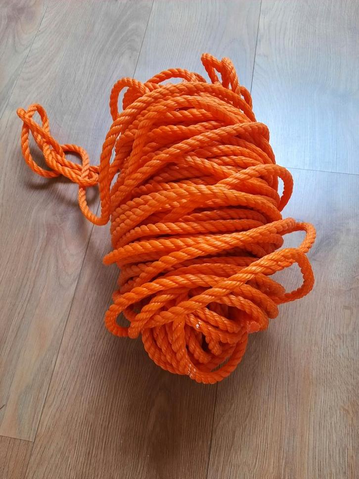 Oranje Nylon Touw - 20mm Dik, Tuin en Terras, Tuinschermen, Ophalen of Verzenden