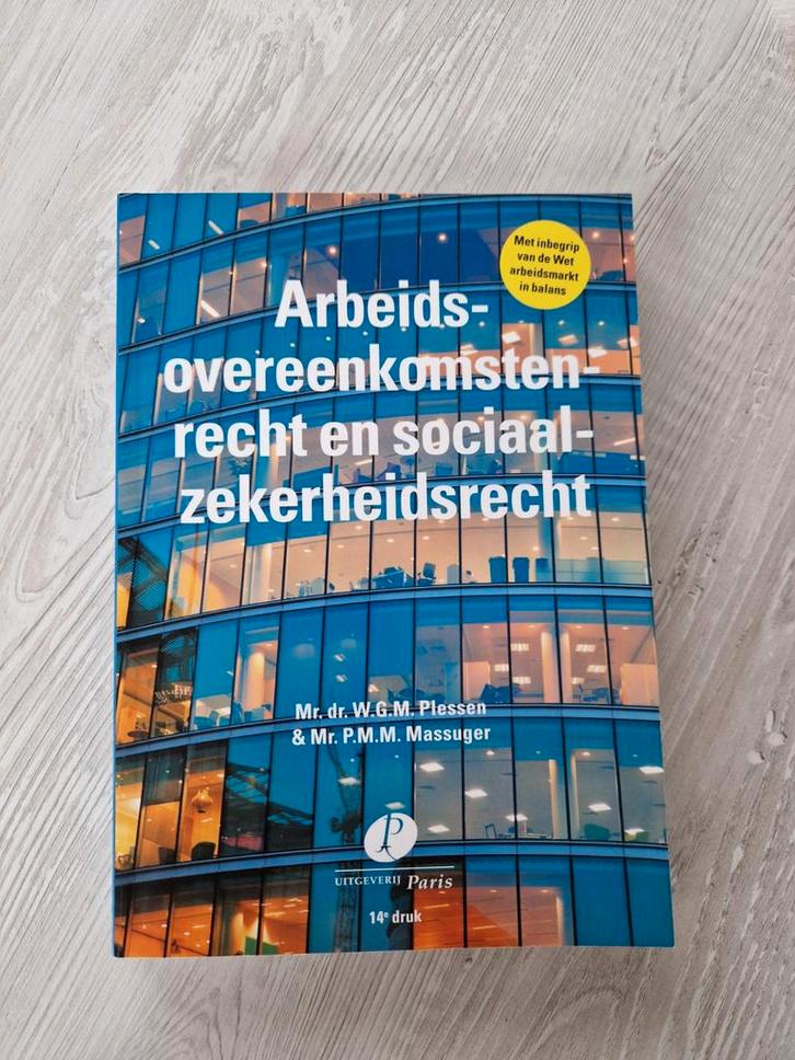 Arbeidsovereenkomstenrecht en sociaalzekerheidsrecht, Boeken, Studieboeken en Cursussen, Nieuw, HBO, Verzenden