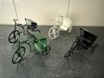 Fiets - 4 Riksja's 2 zwarte een groene en een blauwe 6 cm, Ophalen, Zo goed als nieuw
