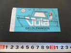 sticker VOLA geldleningen Boot, Verzamelen, Stickers, Ophalen, Zo goed als nieuw, Bedrijf of Vereniging