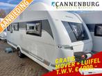 Hobby Maxia 495 UL mover en luifel, Caravans en Kamperen, Caravans, Rondzit, Hobby, 4 tot 5 meter, 1250 - 1500 kg