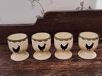 Zeller Keramik 4 eierdoppen serie Haan Kip, Huis en Inrichting, Keuken | Servies, Ophalen, Keramiek, Overige typen, Zo goed als nieuw