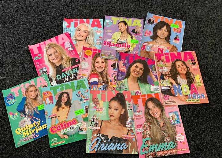 Tina tijdschriften, verschillende soorten, Boeken, Tijdschriften en Kranten, Gelezen, Damesbladen, Ophalen