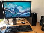 Complete desktop computer met HP elite beeldscherm, Acer., 8 GB, Ophalen of Verzenden, Zo goed als nieuw