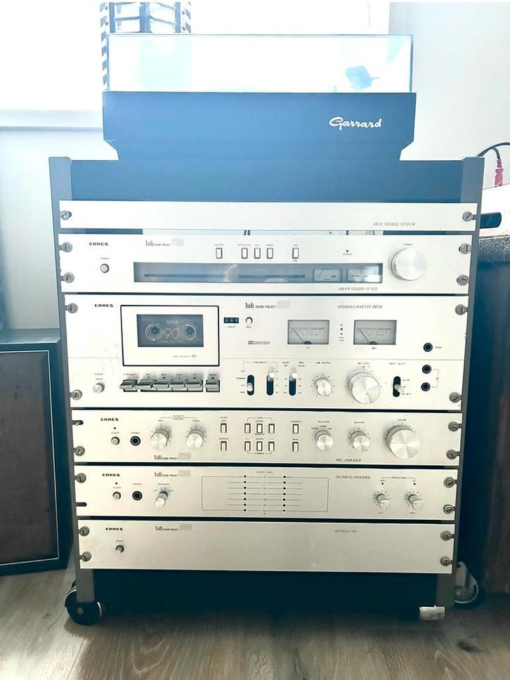 Erres Hifi sound project set 6090, 6190, 6290, 6390 vintage, Audio, Tv en Foto, Stereo-sets, Gebruikt, Cassettedeck, Tuner of Radio