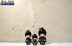 Kokeshi Dolls – Houten Japanse gelukspoppen – Set 3 stuks, Verzamelen, Ophalen of Verzenden, Gebruikt