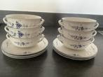 6 Soepkoppen met Schotels - Villeroy & Boch Vieux Luxembourg, Ophalen of Verzenden, Zo goed als nieuw, Overige stijlen, Kop(pen) en/of Schotel(s)
