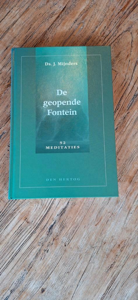 De geopende Fontein: 52 meditaties — Ds. J. Mijnders, Boeken, Godsdienst en Theologie, Nieuw, Christendom | Protestants, Ophalen of Verzenden