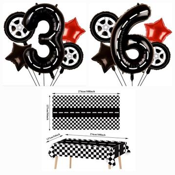 Race theme feestartikelen set  beschikbaar voor biedingen