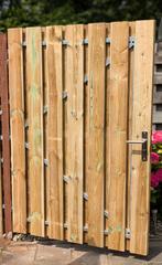 Tuindeur op stalen frame, Ophalen, 100 tot 150 cm, Nieuw, Draaipoort