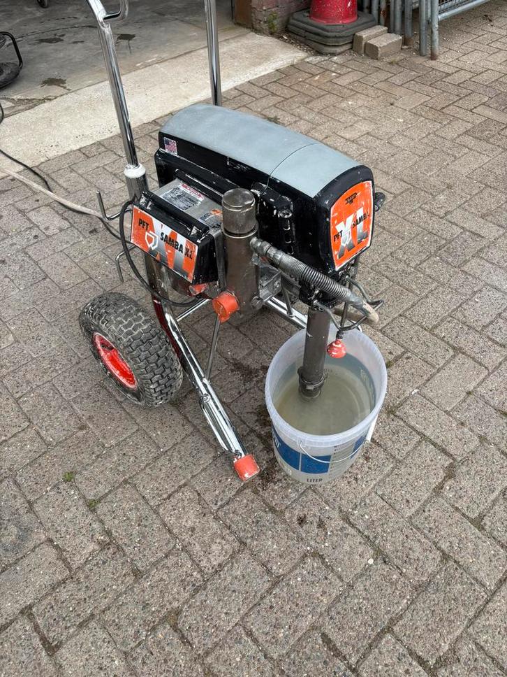 Pft samba xl (graco) airless, Doe-het-zelf en Verbouw, Schildersmaterialen, Gebruikt, Verfspuit of Verfpomp, Ophalen