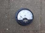 Nieaf grote zware antieke voltmeter tot 400 volt, Ophalen of Verzenden