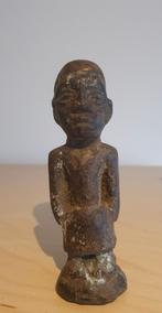 Oud bronzen voorouderbeeldje Afrika Benin, Antiek en Kunst, Ophalen of Verzenden