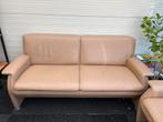 Lederen bankstel: 2 , 2,5-zits, Huis en Inrichting, Banken | Bankstellen, Ophalen, Gebruikt, Rechte bank, 200 tot 250 cm