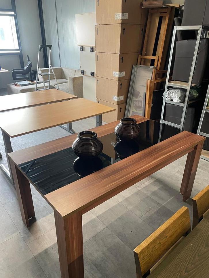 Moderne Rechthoekige Eettafel 160x90, Huis en Inrichting, Tafels | Eettafels, Zo goed als nieuw, 100 tot 150 cm, 150 tot 200 cm