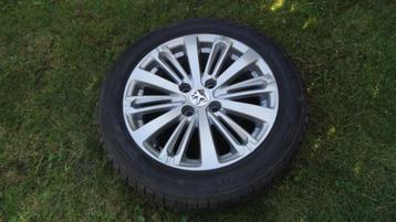 Peugeot 207,208 alu velgen origineel met winterbanden 16inch beschikbaar voor biedingen