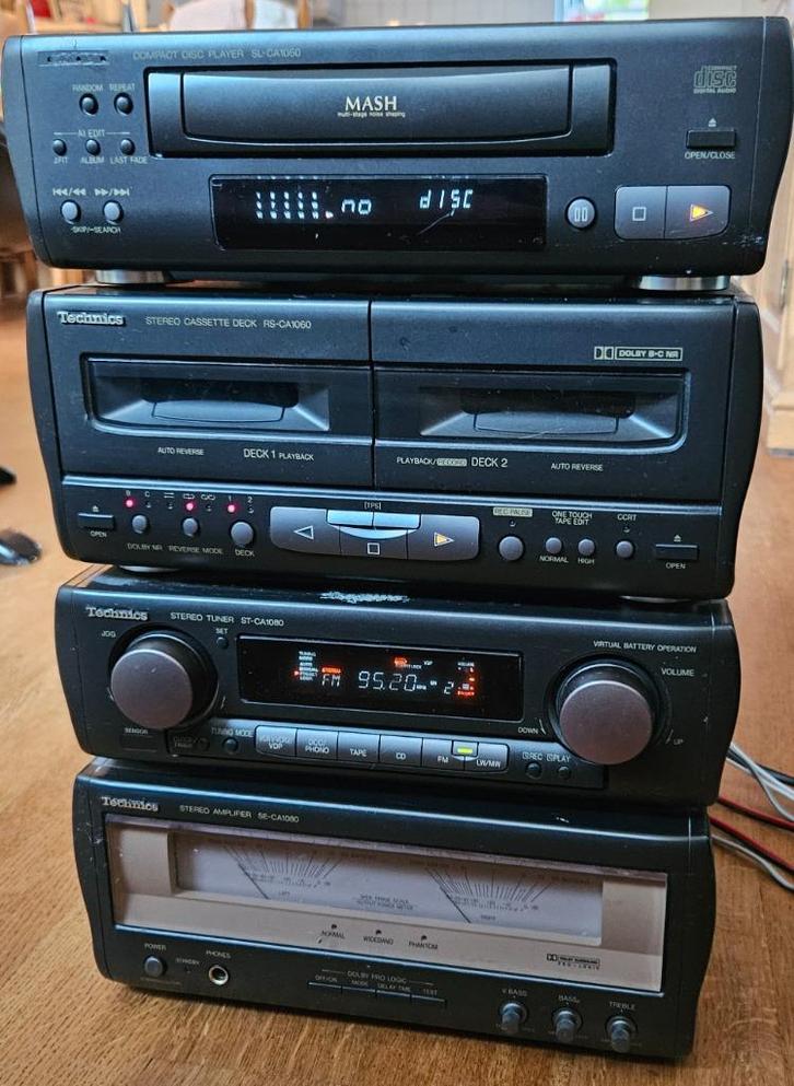 Technics miniset hifi, Audio, Tv en Foto, Stereo-sets, Gebruikt, Cassettedeck, Cd-speler, Tuner of Radio, Overige merken, Losse componenten