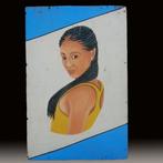 Ewe - Barber Shop Signboard - Togo - Afrika, Antiek en Kunst, Ophalen of Verzenden