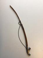 Antiek pijpje houten of hoornen steel en ( zilver)kop., Ophalen of Verzenden, (Water)pijp