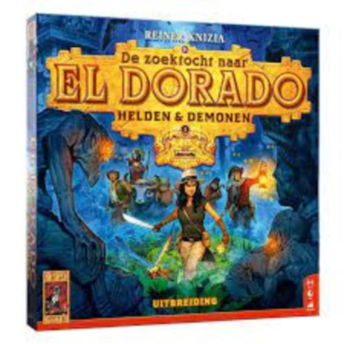 De Zoektocht naar El Dorado: Helden & Demonen - uitbreiding, Hobby en Vrije tijd, Gezelschapsspellen | Bordspellen, Nieuw, Een of twee spelers