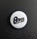 David Bowie band button speld pin, zwart wit, 25mm, Verzenden, Nieuw, Overige typen