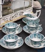 Antiek Engels servies transferware Dixon, Austin & Co, Ophalen of Verzenden
