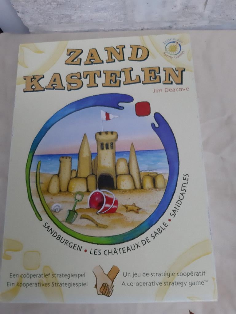 Zandkastelen spel, zandkastelen bouwen, Een of twee spelers, Ophalen, Zo goed als nieuw, Reisspel