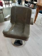Vintage Kappersstoel, Huis en Inrichting, Ophalen, Gebruikt, Metaal, Eén
