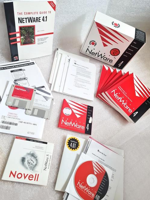 Novell NetWare 4.1 Upgrade Kit - PC boxed 3.5" + cd-roms, Computers en Software, Vintage Computers, Ophalen of Verzenden
