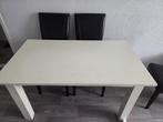 2 tafels te koop stoelen mogen gratis mee!, Huis en Inrichting, Tafels | Eettafels, Ophalen of Verzenden, Zo goed als nieuw, Rechthoekig