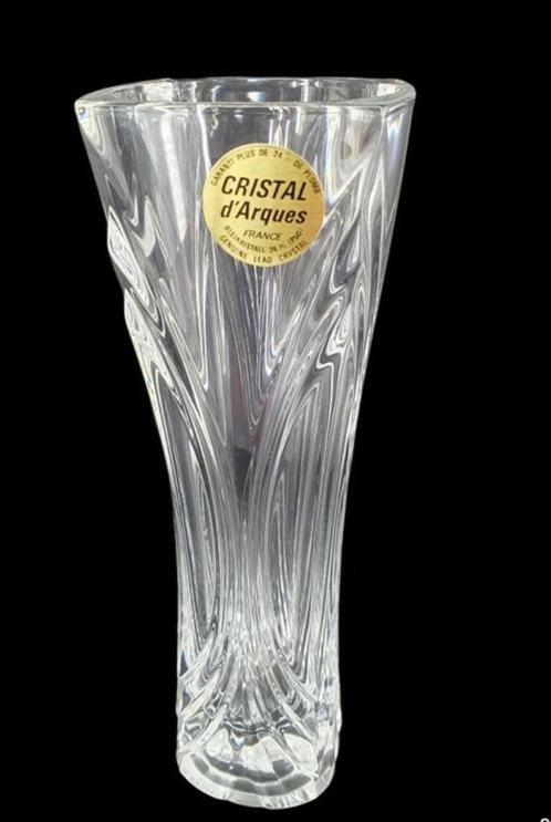 1207 kristal vaasje Cristal d'Arques France vaas kristalglas, Huis en Inrichting, Woonaccessoires | Vazen, Nieuw, Overige kleuren