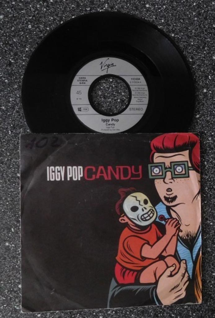 Iggy Pop - candy (vanaf € 6,50), Cd's en Dvd's, Vinyl Singles, Zo goed als nieuw, Pop, Ophalen of Verzenden