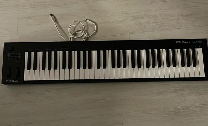 Nektar Impact GX61 MIDI Keyboard - 61 Toetsen, Muziek en Instrumenten, Keyboards, Zo goed als nieuw, 61 toetsen, Overige merken