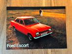 Ford Escort mk1 brochure 8/72, Verzenden, Zo goed als nieuw, Ford