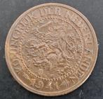 Nederland 1941 - halve stuiver - 2½cent, Verzenden, Koningin Wilhelmina, Overige waardes, Losse munt