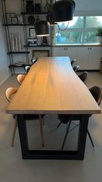 Boomstamtafel 295 x 90-95cm, Huis en Inrichting, Tafels | Eettafels, 200 cm of meer, Zo goed als nieuw, Rechthoekig, 50 tot 100 cm